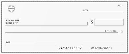 A cheque